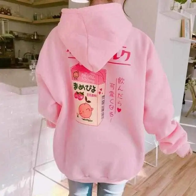 Strawberry Cartoon Hoodie