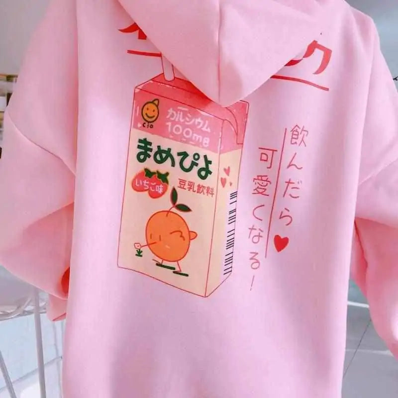 Strawberry Cartoon Hoodie