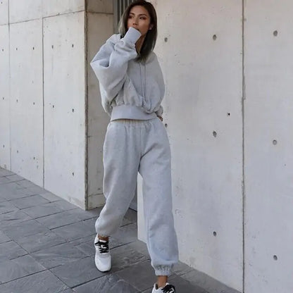 Travel Hoodie and Pants Set