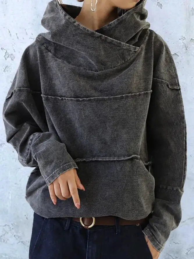 Women's Loose Cotton Hoodie