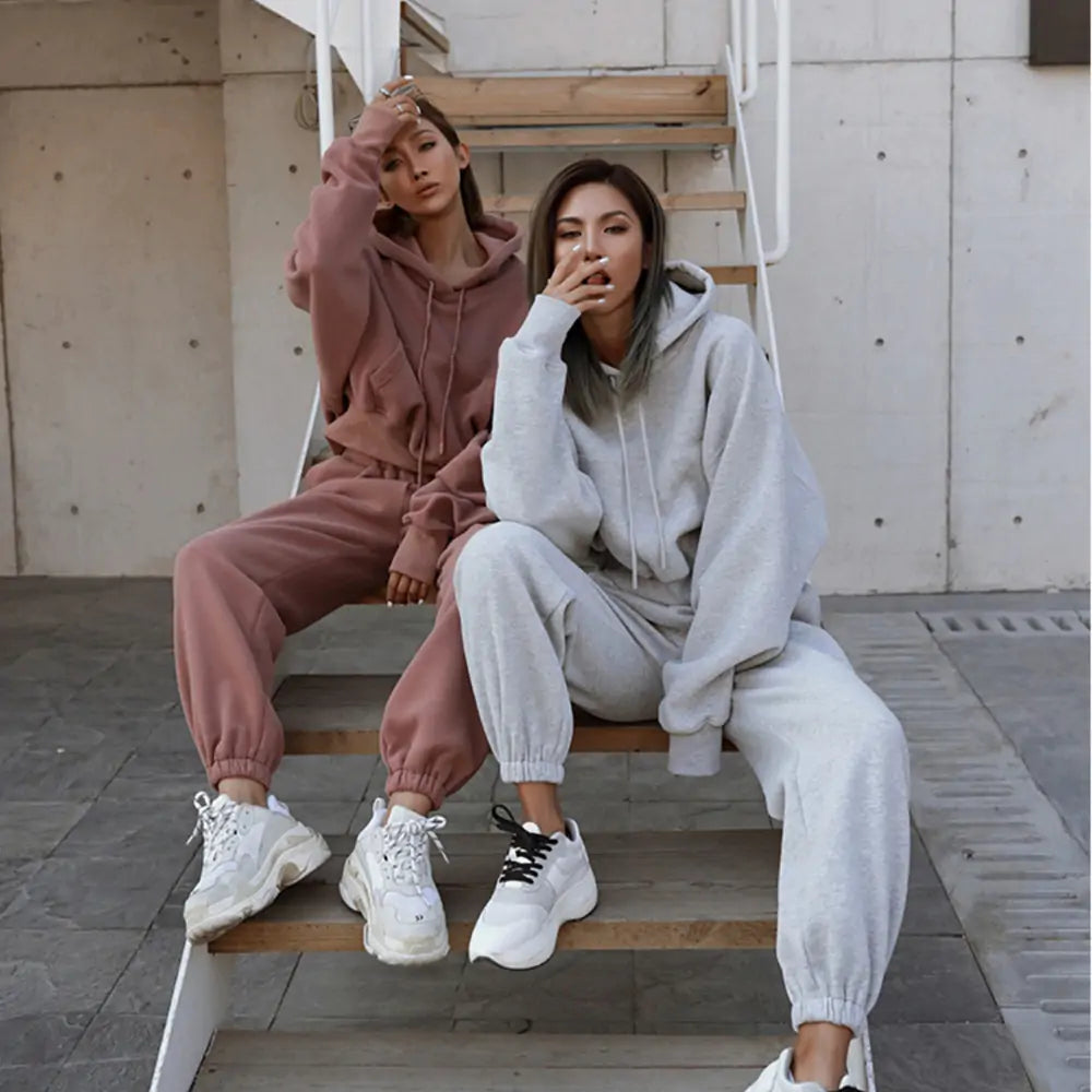 Travel Hoodie and Pants Set