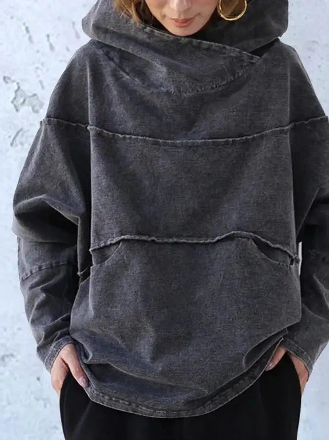 Women's Loose Cotton Hoodie